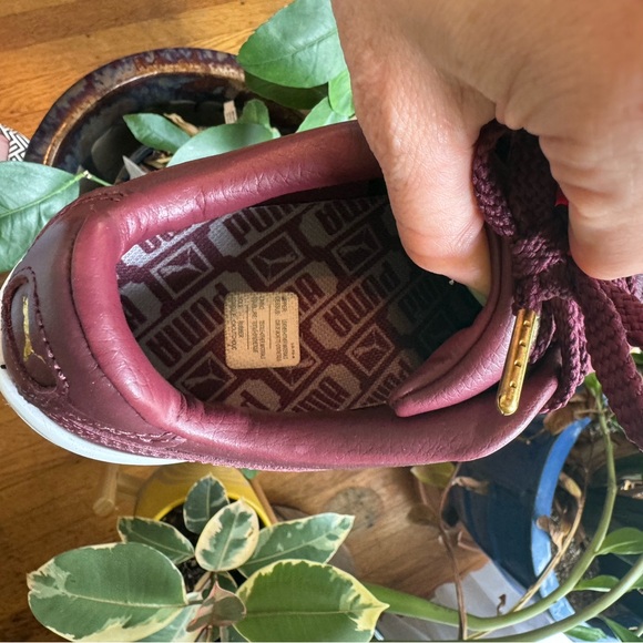 Puma GV Special / Puma California burgundy sneakers, men’s 6.5 women’s 8 - Picture 4 of 8
